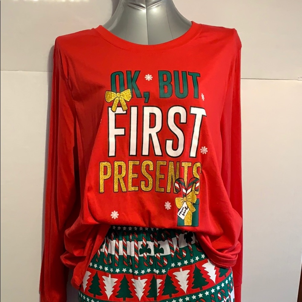 SALE!!! OK but first presents pyjama set NWT.